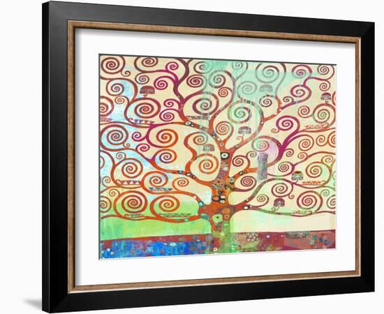 Klimt's Tree 2.0-Eric Chestier-Framed Giclee Print