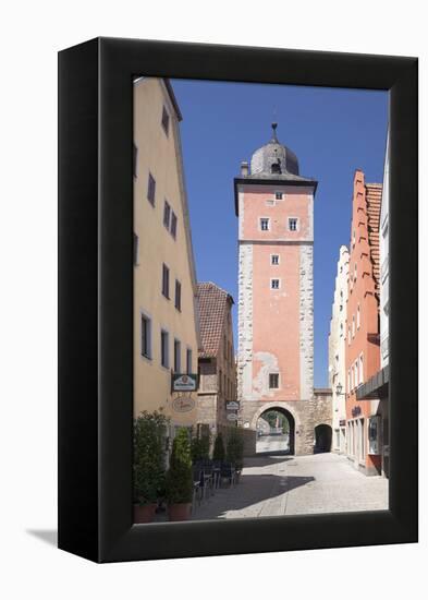 Klingentor Gate, Ochsenfurt, Mainfranken, Lower Franconia, Bavaria, Germany, Europe-Markus Lange-Framed Premier Image Canvas