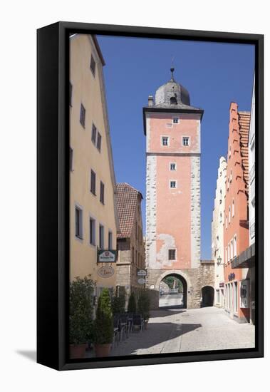 Klingentor Gate, Ochsenfurt, Mainfranken, Lower Franconia, Bavaria, Germany, Europe-Markus Lange-Framed Premier Image Canvas