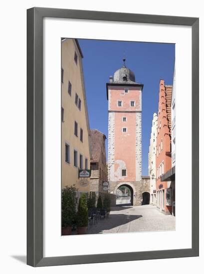 Klingentor Gate, Ochsenfurt, Mainfranken, Lower Franconia, Bavaria, Germany, Europe-Markus Lange-Framed Photographic Print