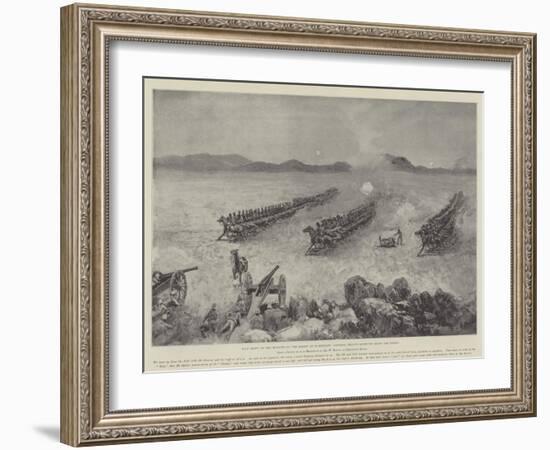 Klip Drift on the Morning of the Relief of Kimberley, General French Sweeping Aside the Enemy-Henry Charles Seppings Wright-Framed Giclee Print