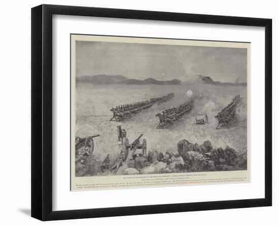 Klip Drift on the Morning of the Relief of Kimberley, General French Sweeping Aside the Enemy-Henry Charles Seppings Wright-Framed Giclee Print