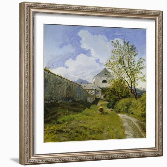 Kloster auf dem Kapuzinerberg bei Salzburg-Friedrich Philipp Reinhold-Framed Giclee Print