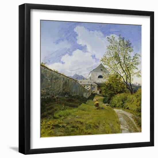 Kloster auf dem Kapuzinerberg bei Salzburg-Friedrich Philipp Reinhold-Framed Giclee Print