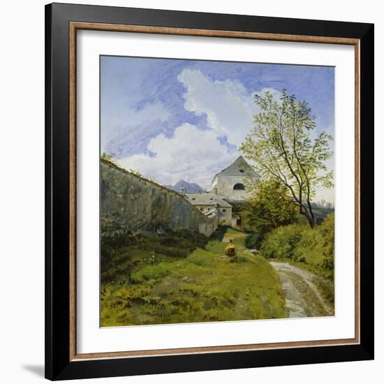 Kloster auf dem Kapuzinerberg bei Salzburg-Friedrich Philipp Reinhold-Framed Giclee Print