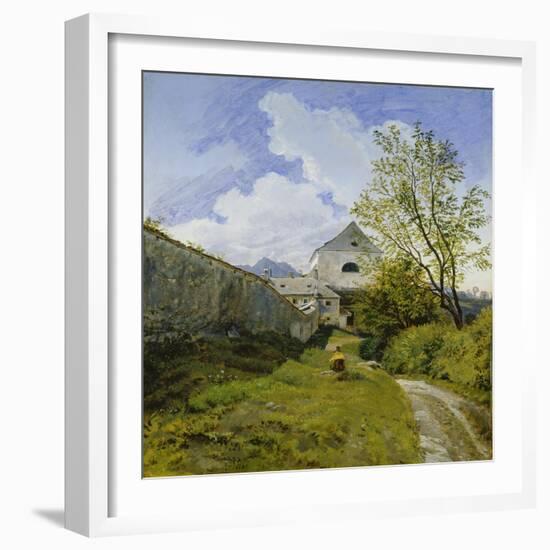 Kloster auf dem Kapuzinerberg bei Salzburg-Friedrich Philipp Reinhold-Framed Giclee Print