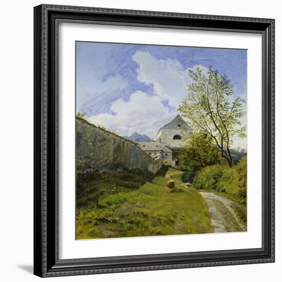 Kloster auf dem Kapuzinerberg bei Salzburg-Friedrich Philipp Reinhold-Framed Giclee Print