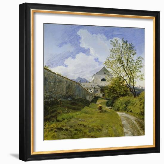 Kloster auf dem Kapuzinerberg bei Salzburg-Friedrich Philipp Reinhold-Framed Giclee Print