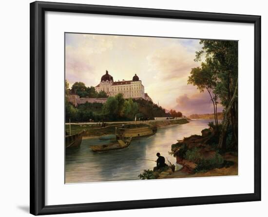 Klosterneuburg Monastery, on Danube river, Austria-Friedrich Loos-Framed Giclee Print