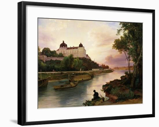 Klosterneuburg Monastery, on Danube river, Austria-Friedrich Loos-Framed Giclee Print