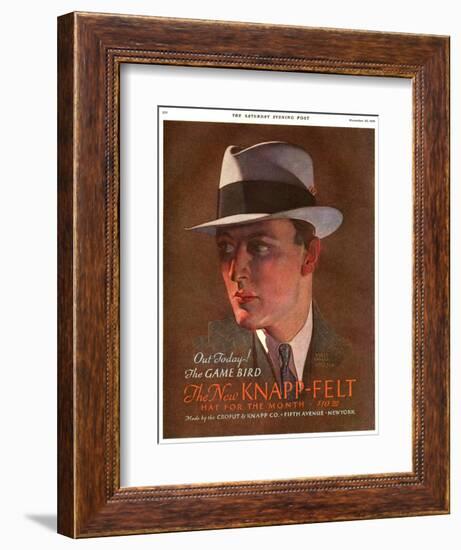 Knapp-Felt, Magazine Advertisement , USA, 1930-null-Framed Giclee Print