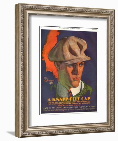 Knapp-Felt, Magazine Advertisement, USA, 1930-null-Framed Giclee Print