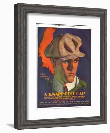 Knapp-Felt, Magazine Advertisement, USA, 1930--Framed Giclee Print