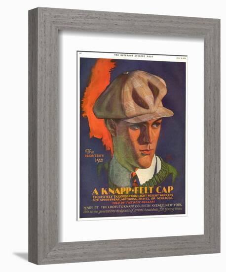 Knapp-Felt, Magazine Advertisement, USA, 1930-null-Framed Giclee Print