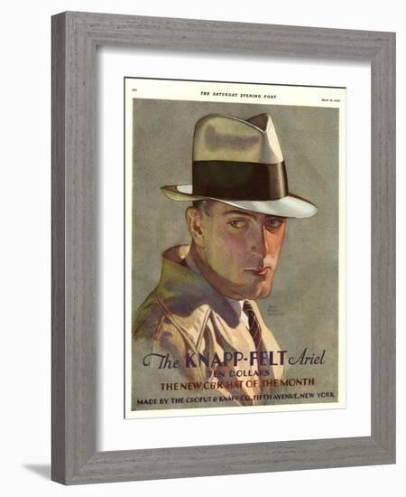 Knapp-Felt, Magazine Advertisement, USA, 1930-null-Framed Giclee Print