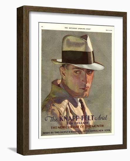 Knapp-Felt, Magazine Advertisement, USA, 1930-null-Framed Giclee Print