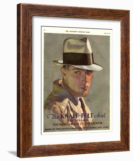 Knapp-Felt, Magazine Advertisement, USA, 1930-null-Framed Giclee Print
