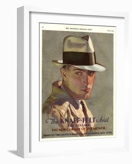 Knapp-Felt, Magazine Advertisement, USA, 1930-null-Framed Giclee Print