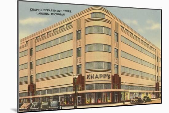 Knapps Department Store, Lansing, Michigan-null-Mounted Art Print