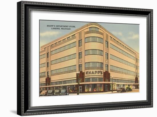 Knapps Department Store, Lansing, Michigan-null-Framed Art Print