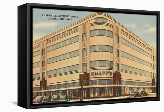 Knapps Department Store, Lansing, Michigan-null-Framed Stretched Canvas