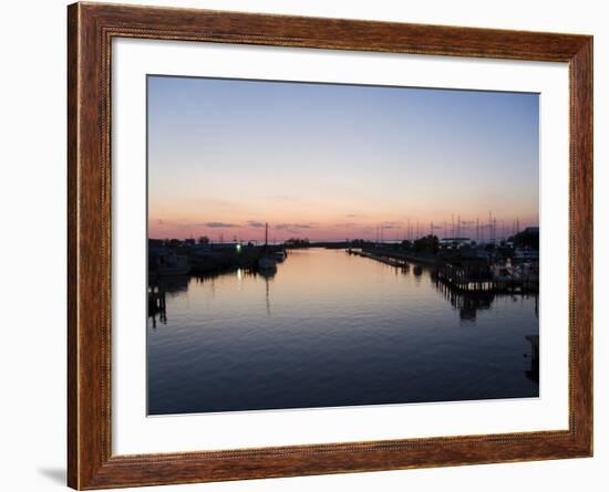 Knapps Narrows, Tilghman Island, Talbot County, Chesapeake Bay Area, Maryland, USA-Robert Harding-Framed Photographic Print