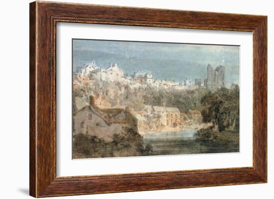 Knaresborough Castle, Yorkshire, 1797-J M W Turner-Framed Giclee Print