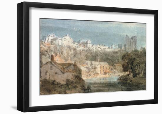 Knaresborough Castle, Yorkshire, 1797-J M W Turner-Framed Giclee Print