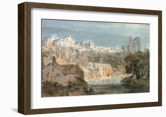 Knaresborough Castle, Yorkshire, 1797-J M W Turner-Framed Giclee Print
