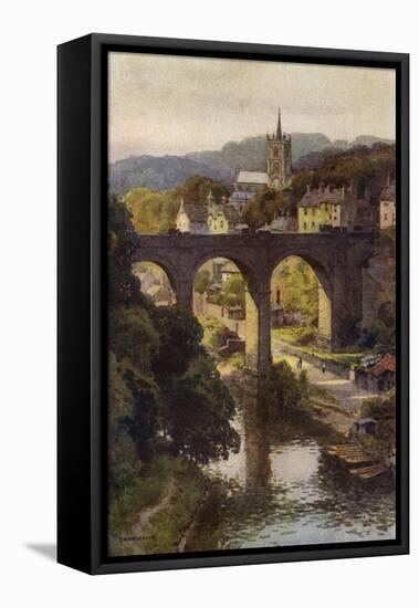 Knaresborough, Yorks-Ernest W Haslehust-Framed Stretched Canvas