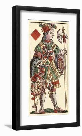 Knave of Diamonds (Bauern Hochzeit Deck)-Andreas Benedictus Gobl-Framed Art Print