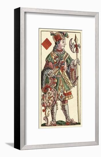 Knave of Diamonds (Bauern Hochzeit Deck)-Andreas Benedictus Gobl-Framed Art Print