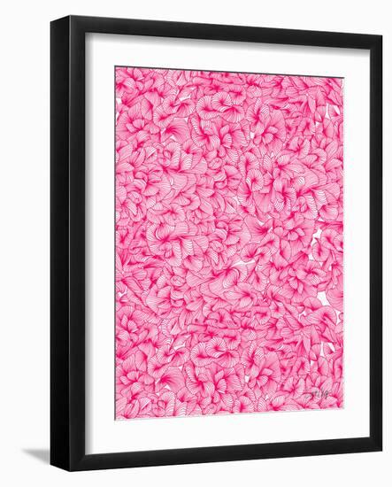 Knee Deep in Pink Ink-Cat Coquillette-Framed Giclee Print