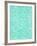 Knee Deep in Turquoise Ink-Cat Coquillette-Framed Giclee Print