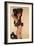 Kneeling Girl, Kniedes Maedchen, 1910-Egon Schiele-Framed Giclee Print