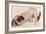 Kneeling Girl, Resting on Both Elbows, 1917-Egon Schiele-Framed Giclee Print