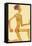 Kneeling Naked Man, in Profile to the Right-Egon Schiele-Framed Premier Image Canvas