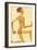 Kneeling Naked Man, in Profile to the Right-Egon Schiele-Framed Giclee Print