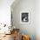 Kneeling Schoolgirl Writing on Wooden Bench. Accura, Gold Coast, Ghana-Alfred Eisenstaedt-Framed Photographic Print displayed on a wall