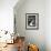 Kneeling Schoolgirl Writing on Wooden Bench. Accura, Gold Coast, Ghana-Alfred Eisenstaedt-Framed Photographic Print displayed on a wall