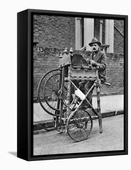 Knife and Scissors Grinder, London, 1926-1927-McLeish-Framed Premier Image Canvas