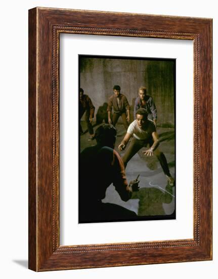 Knife Fight Scene from West Side Story-Gjon Mili-Framed Photographic Print