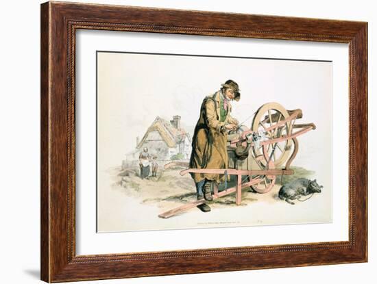 Knife Grinder, 1808-William Henry Pyne-Framed Giclee Print