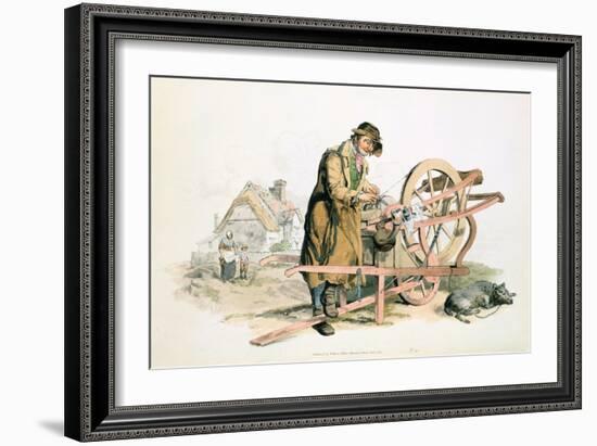 Knife Grinder, 1808-William Henry Pyne-Framed Giclee Print