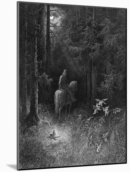 Knight and Fairies-Gustave Doré-Mounted Photographic Print