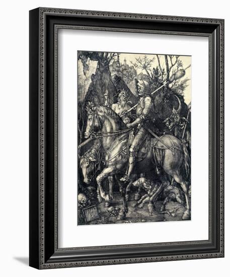 Knight, Death and the Devil, 1513-1514-Albrecht Dürer-Framed Giclee Print