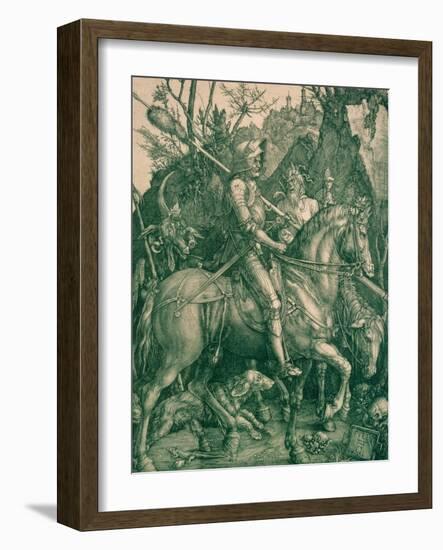 Knight, Death and the Devil, 1513-Albrecht Dürer-Framed Giclee Print