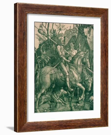 Knight, Death and the Devil, 1513-Albrecht Dürer-Framed Giclee Print