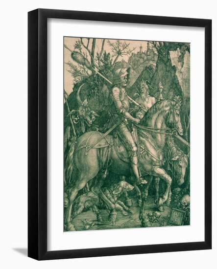 Knight, Death and the Devil, 1513-Albrecht Dürer-Framed Giclee Print