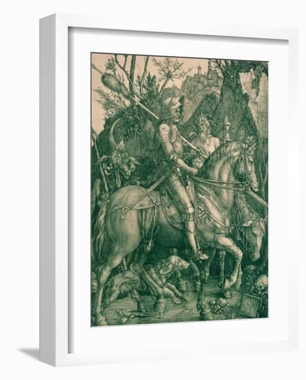 Knight, Death and the Devil, 1513-Albrecht Dürer-Framed Giclee Print